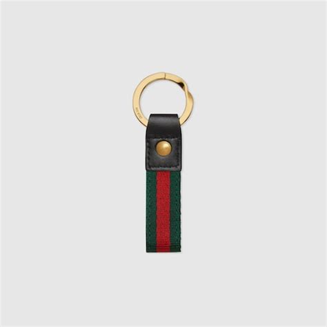 gucci nylon key ring|More.